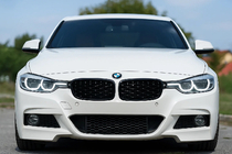 BMW 3 Series F30/F31 2012-2019 Diamond Black Kidney Grilles photo 1