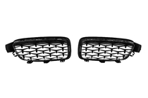 BMW 3 Series F30/F31 2012-2019 Diamond Black Kidney Grilles photo 6
