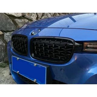 Diamond Black Kidney Grilles BMW 3 Series F30/F31 2012-2019 photo 2