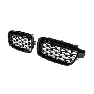 Diamond Black Kidney Grilles BMW 3 Series F30/F31 2012-2019 photo 4