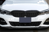 BMW 3 Series G20/G21 2018- M-Look V2 Kidney Grilles (2018-2022, Matte Black) photo 1