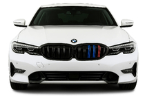 BMW 3 Series G20/G21 2018- M-Look V2 Kidney Grilles (2018-2022, M-Color with Black Trim) photo 1