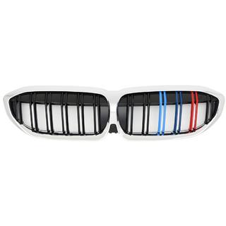 M-Look V2 Kidney Grilles (2018-2022, M-Color with Chrome Trim) BMW 3 Series G20/G21 2018- photo 2