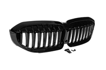 BMW 3 Series G20/G21 2018- Kidney Grilles 1 Bar (2018-2022, Gloss Black) photo 4