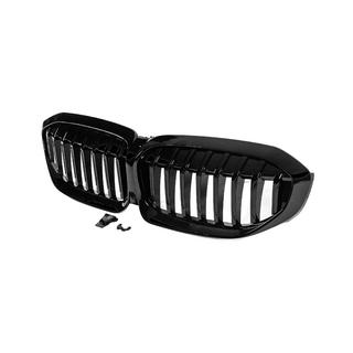 Kidney Grilles 1 Bar (2018-2022, Gloss Black) BMW 3 Series G20/G21 2018- photo 3