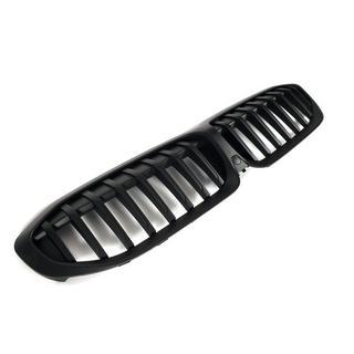 Kidney Grilles 1 Bar (2018-2022, Black Matte) BMW 3 Series G20/G21 2018- photo 3