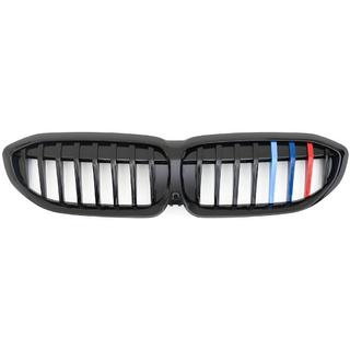 Kidney Grilles 1 Bar (2018-2022, M-Color) BMW 3 Series G20/G21 2018- photo 2