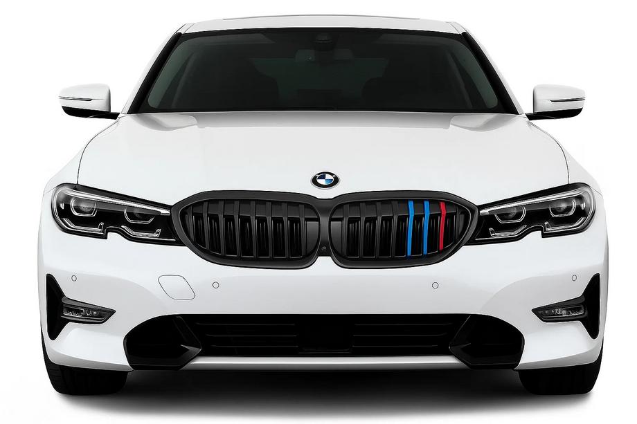 BMW 3 Series G20/G21 2018- Kidney Grilles 1 Bar (2018-2022, M-Color) Image