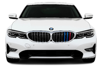 BMW 3 Series G20/G21 2018- Kidney Grilles 1 Bar (2018-2022, M-Color with Chrome Trim) photo 1