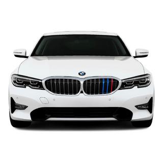 Kidney Grilles 1 Bar (2018-2022, M-Color with Chrome Trim) BMW 3 Series G20/G21 2018- photo 1