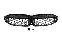 BMW 3 Series G20/G21 2018- Diamond Black Kidney Grilles (2018-2022, black surround) photo 6