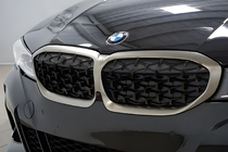 BMW 3 Series G20/G21 2018- Diamond Black Kidney Grilles (2018-2022, Chrome Trim) photo 1