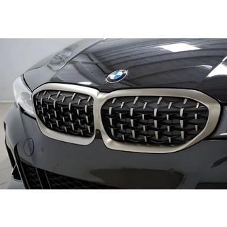 Diamond Silver Kidney Grilles (2018-2022, matte chrome trim) photo 3