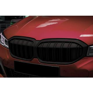 Kidney Grilles M-Look (2022+, Black Matte) BMW 3 Series G20/G21 2018- photo 1