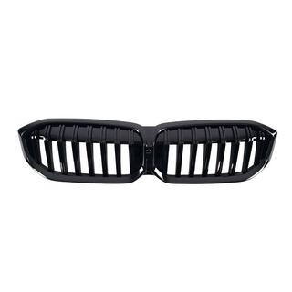 Kidney Grilles 1 Bar (2022+, Gloss Black) BMW 3 Series G20/G21 2018- photo 2