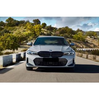 Kidney Grilles 1 Bar (2022+, Gloss Black) BMW 3 Series G20/G21 2018- photo 1