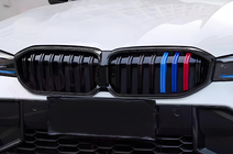 BMW 3 Series G20/G21 2018- Kidney Grilles 1 Bar (2022+, M-Color) photo 1