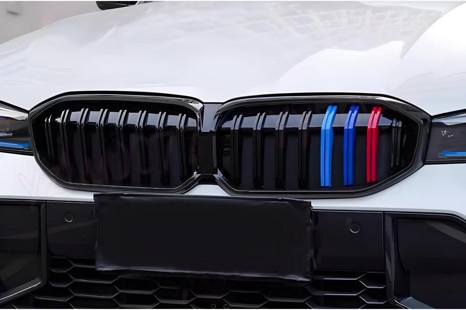 BMW 3 Series G20/G21 2018- Kidney Grilles 1 Bar (2022+, M-Color) Image