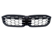 BMW 3 Series G20/G21 2018- Diamond Silver Kidney Grilles (2022+, black trim) photo 2
