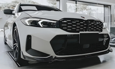 BMW 3 Series G20/G21 2018- Diamond Silver Kidney Grilles (2022+, black trim) photo 1