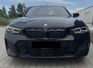BMW 3 Series G20/G21 2018- Diamond Black Kidney Grilles (2022+, black surround) photo 1