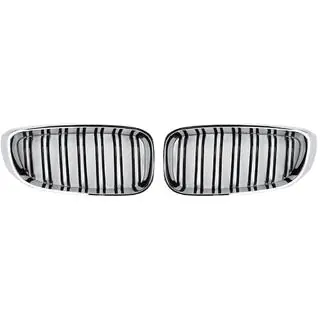 M-Look Kidney Grilles (for F34, Gloss Black with Chrome Trim) photo 2