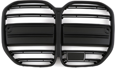 BMW 4 Series G22/23/26 2020- M-Look Kidney Grilles (for G22/23, Matte Black) photo 2