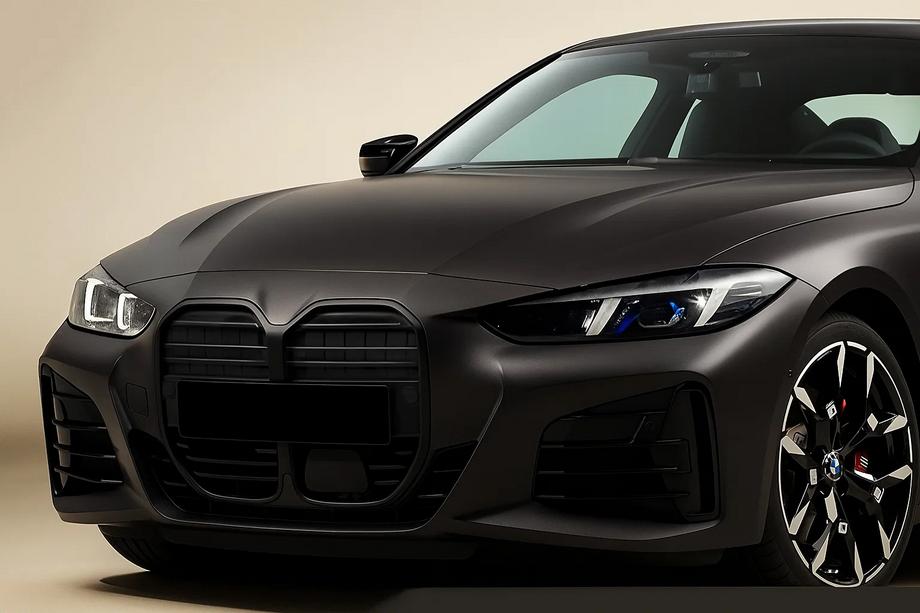 BMW 4 Series G22/23/26 2020- M-Look Kidney Grilles (for G22/23, Matte Black) Image