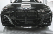 BMW 4 Series G22/23/26 2020- CS-Style Kidney Grilles (for G22/23, Gloss Black) photo 1