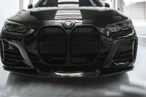 BMW 4 Series G22/23/26 2020- CS-Style Kidney Grilles (for G22/23, Matte Black) photo 1