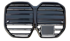 BMW 4 Series G22/23/26 2020- CS-Style Kidney Grilles (for I4 G26, 2022+, Matte Black) photo 2