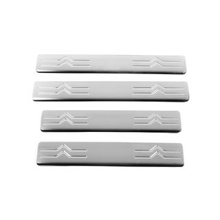 Door Sill Protectors OmsaLine (4 pcs, Stainless Steel) Citroen C-4 2010-2018 photo 3