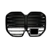 BMW 4 Series G22/23/26 2020- Kidney Grilles M-Look (for I4 G26, 2022+, Gloss Black) photo 2