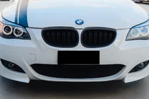 BMW 5 Series E60/E61 2003-2010 Kidneys M-Look (black matte) photo 1