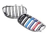 BMW 5 Series E60/E61 2003-2010 Kidneys M-Look (M-Color with Chrome Trim) photo 2