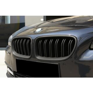 Kidneys M-Look (black matte) BMW 5 Series F10/F11 2010–2016 photo 1