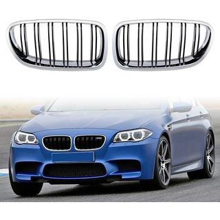 Kidneys M-Look (Gloss Black with Chrome Trim) BMW 5 Series F10/F11 2010–2016 photo 2