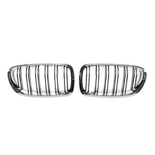Kidneys M-Look (Gloss Black with Chrome Trim) BMW 5 Series F10/F11 2010–2016 photo 4