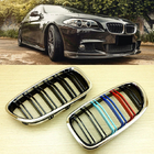 BMW 5 Series F10/F11 2010–2016 Kidneys M-Look (M-Color with Chrome Trim) photo 3