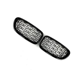 Diamond Silver Grille Inserts (black trim) BMW 5 Series F10/F11 2010–2016 photo 3