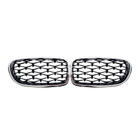 BMW 5 Series F10/F11 2010–2016 Diamond Black Kidney Grilles with Chrome Trim photo 2