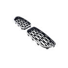 BMW 5 Series F10/F11 2010–2016 Diamond Black Kidney Grilles with Chrome Trim photo 4