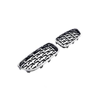 Diamond Silver Kidney Grilles (Chrome Trim) BMW 5 Series F10/F11 2010–2016 photo 3