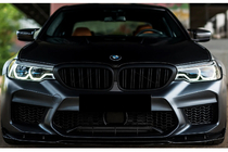 BMW 5 Series G30/G31 2017–2023 Kidney Grilles M-Look (2017-2020, Matte Black) photo 1