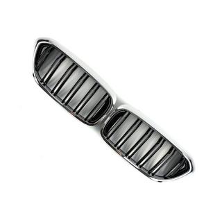 Kidneys M-Look (2017-2020, Gloss Black with Chrome Trim) BMW 5 Series G30/G31 2017–2023 photo 3