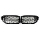 BMW 5 Series G30/G31 2017–2023 Diamond Silver V1 Grille Inserts (2017-2020, black trim) photo 2