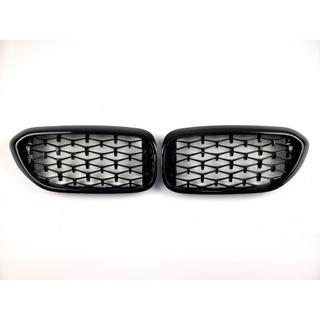Diamond Black V1 Kidney Grilles (2017-2020, black trim) BMW 5 Series G30/G31 2017–2023 photo 2