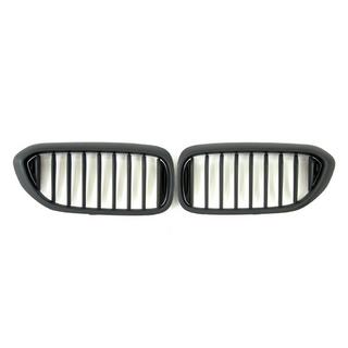 Kidney Grilles 1 Bar (2017-2020, Matte Black) BMW 5 Series G30/G31 2017–2023 photo 2