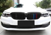 BMW 5 Series G30/G31 2017–2023 Kidney Grilles 1 Bar (2017-2020, M-Color) photo 3