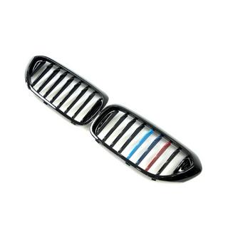 Kidney Grilles 1 Bar (2017-2020, M-Color) BMW 5 Series G30/G31 2017–2023 photo 4